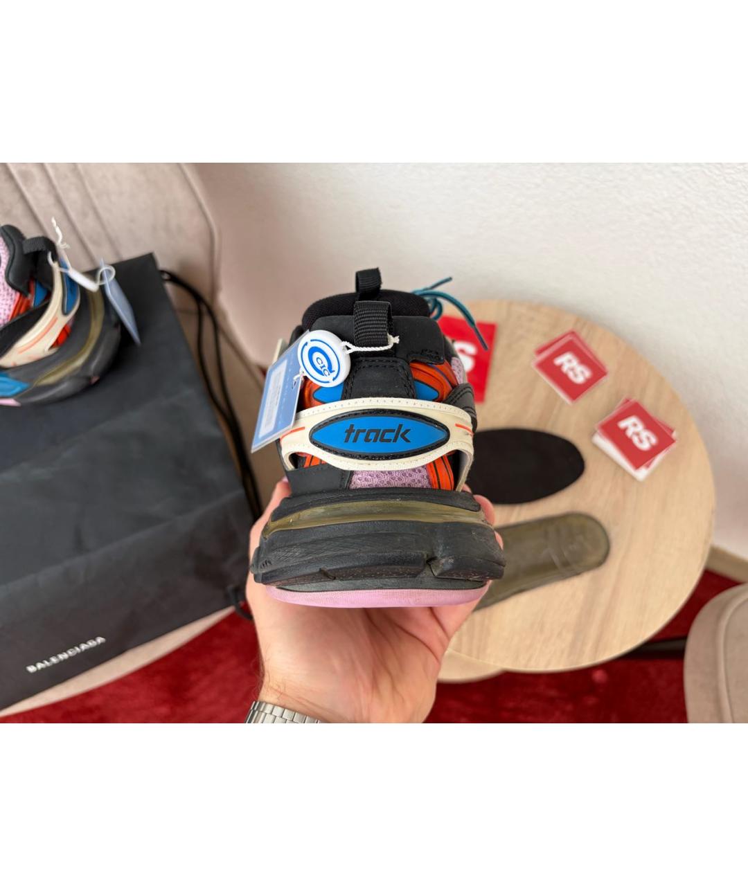 BALENCIAGA Мульти кожаные кроссовки, фото 4