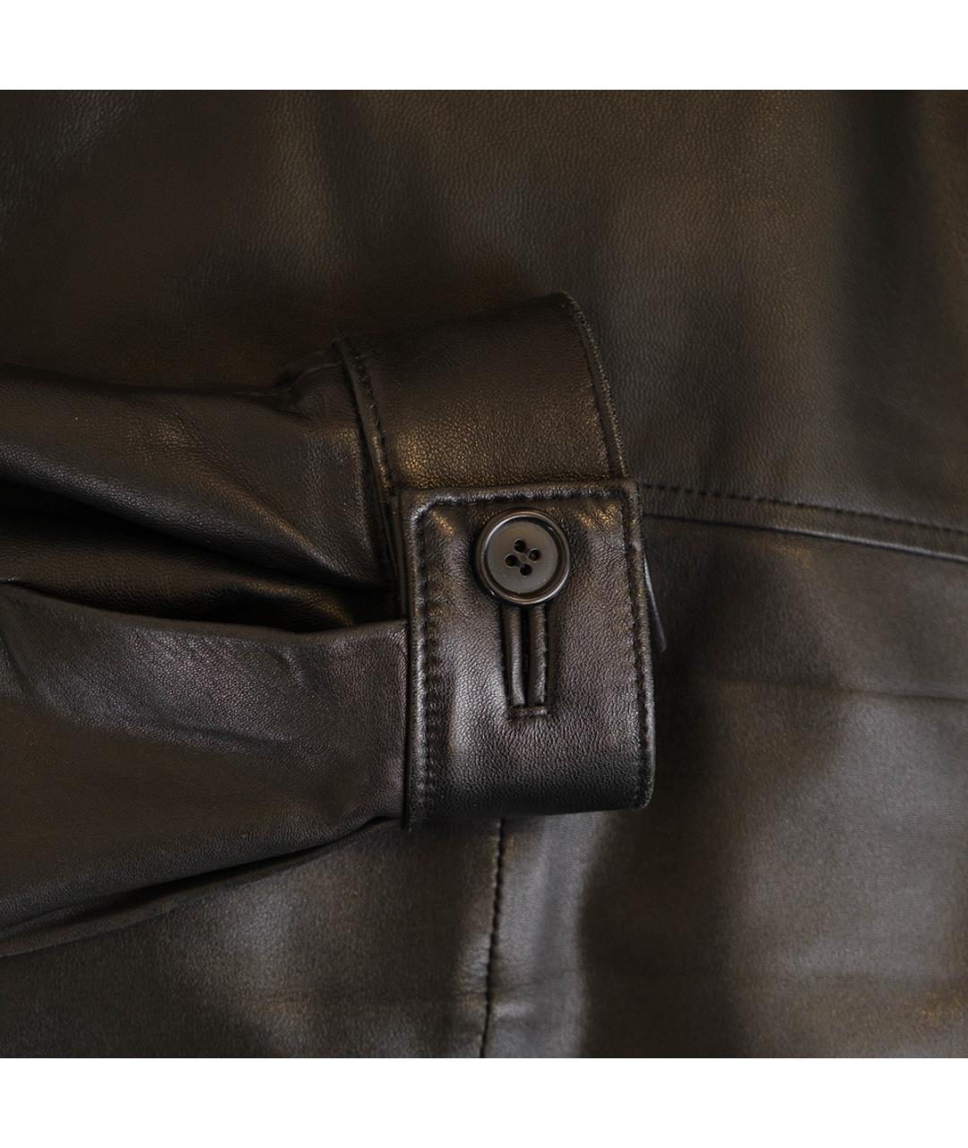 PAL ZILERI Черная кожаная куртка, фото 6