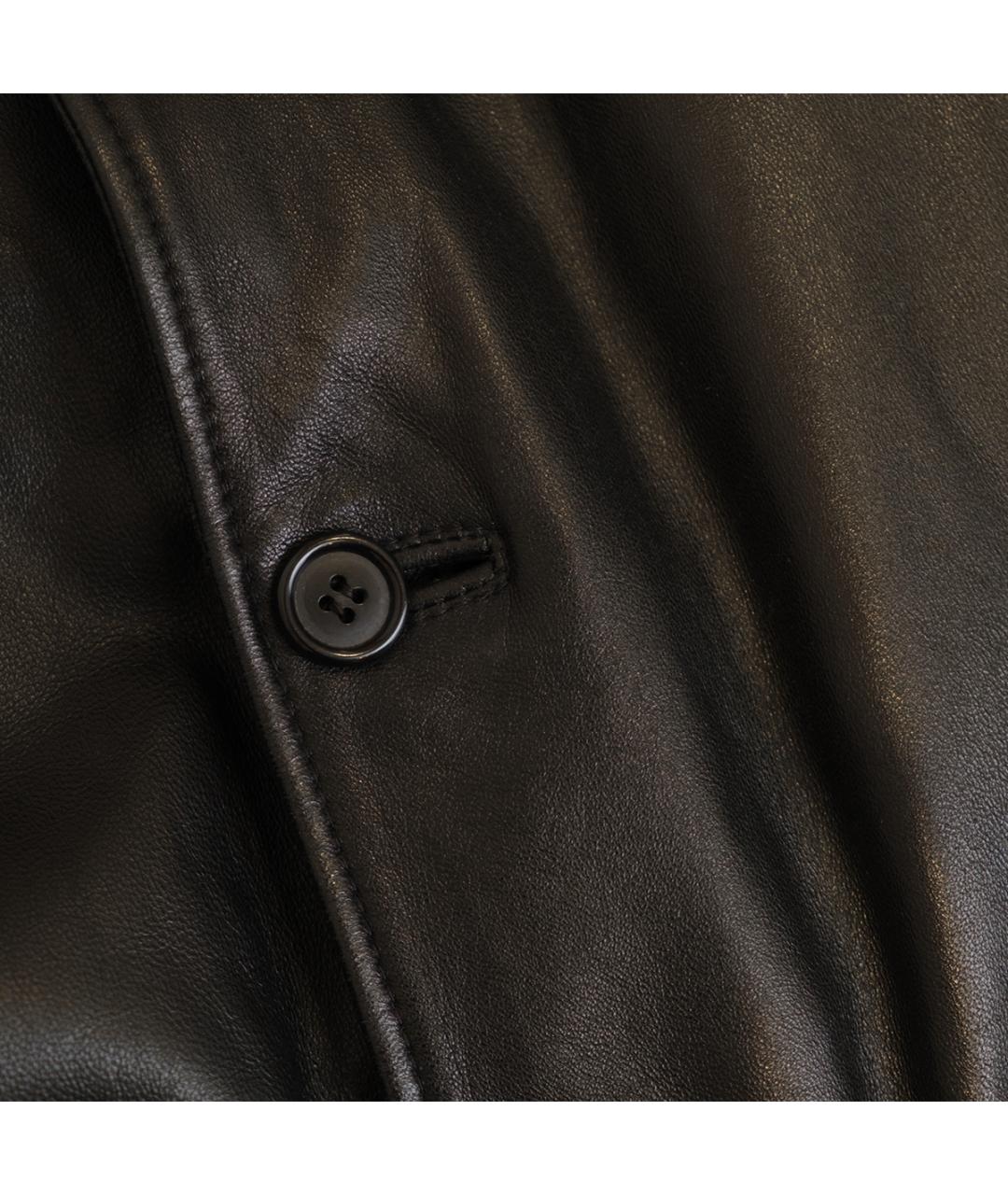 PAL ZILERI Черная кожаная куртка, фото 5