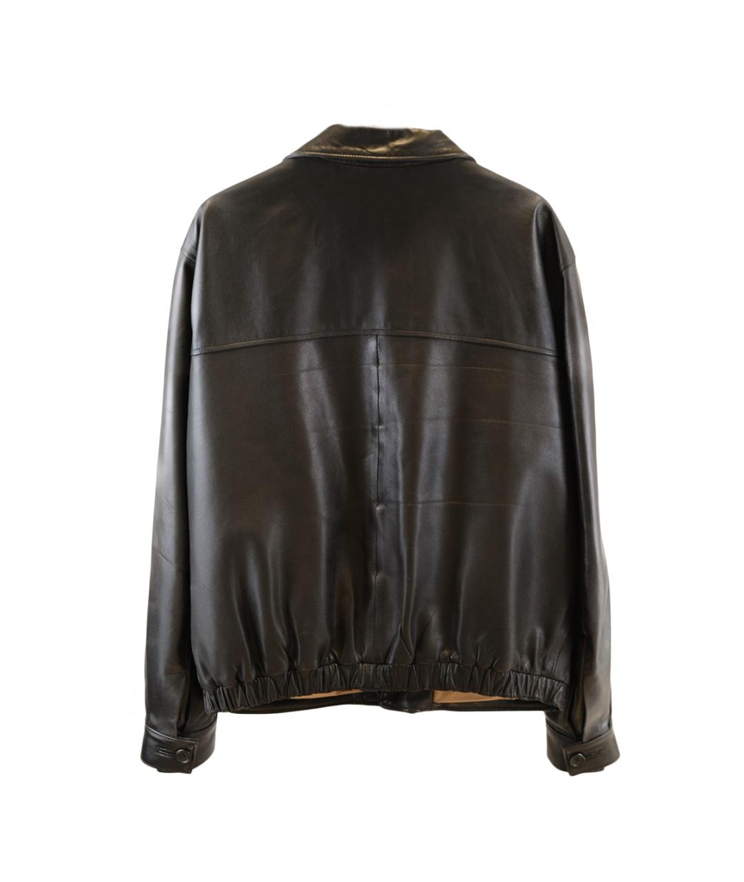 PAL ZILERI Черная кожаная куртка, фото 3