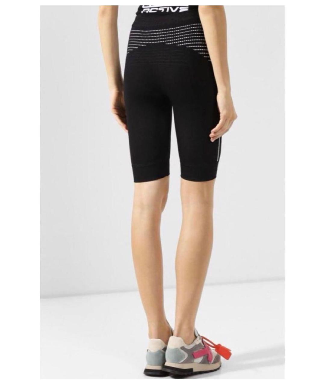 OFF-WHITE Черные полиамидовые леггинсы и велосипедки, фото 6