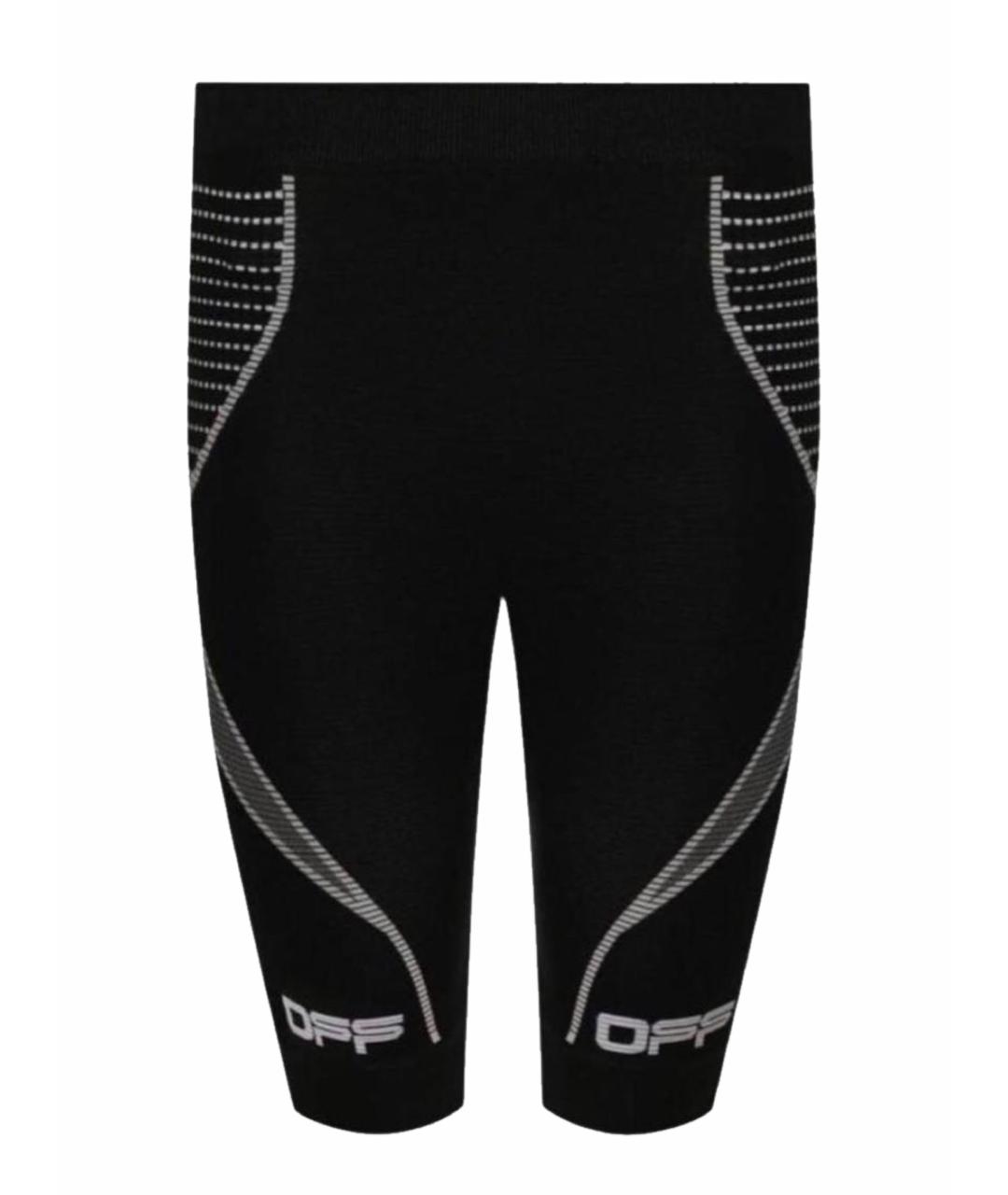 OFF-WHITE Черные полиамидовые леггинсы и велосипедки, фото 1