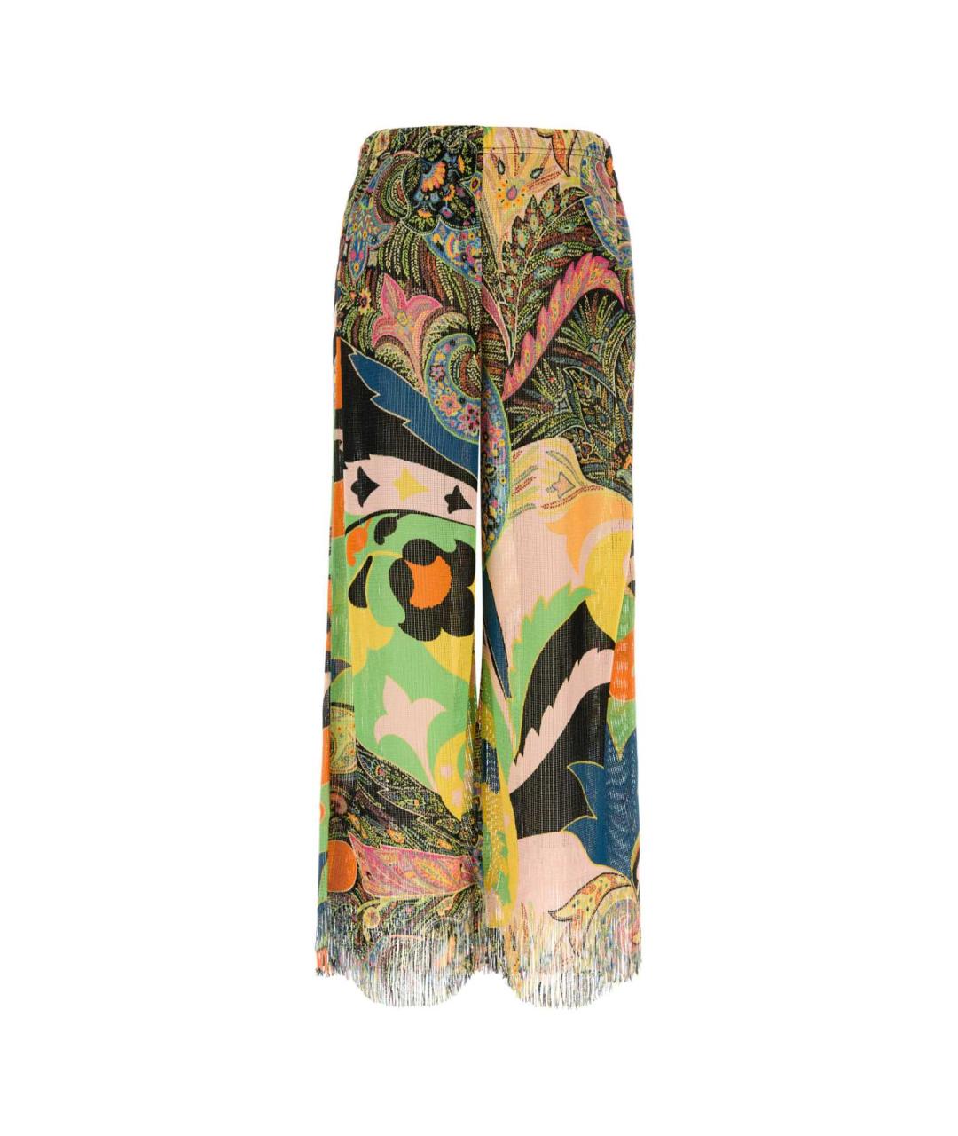 ETRO Мульти вискозные прямые брюки, фото 2