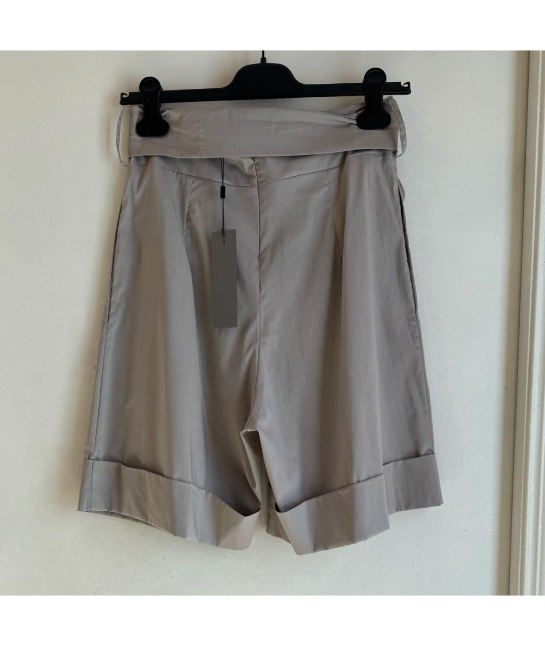 D.EXTERIOR Бежевые хлопко-эластановые шорты, фото 7