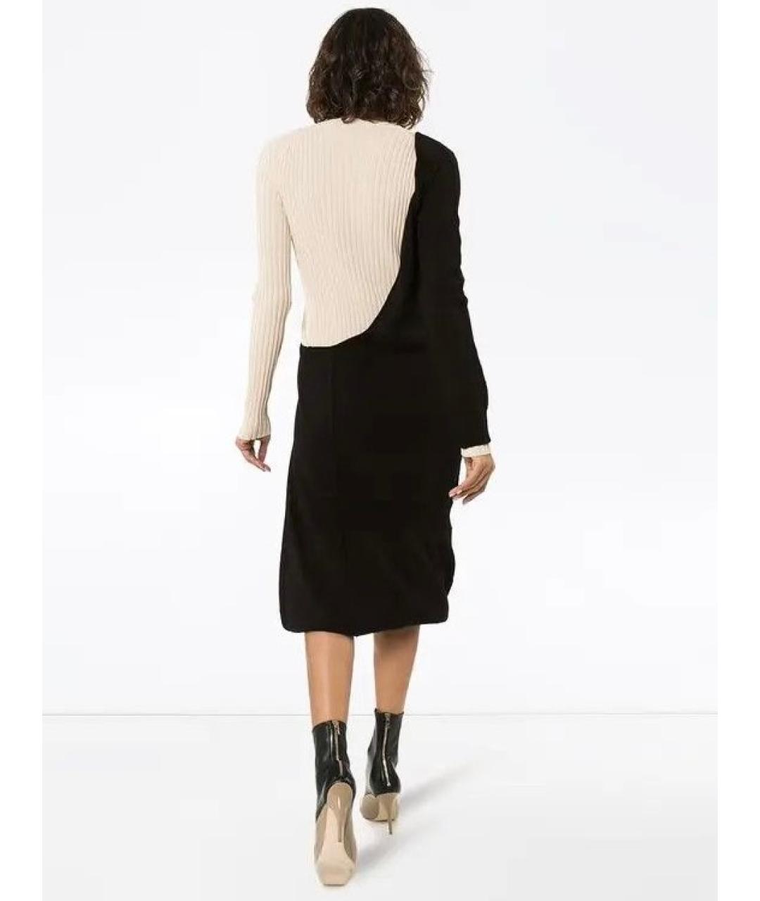 BOTTEGA VENETA Мульти хлопковое коктейльное платье, фото 4