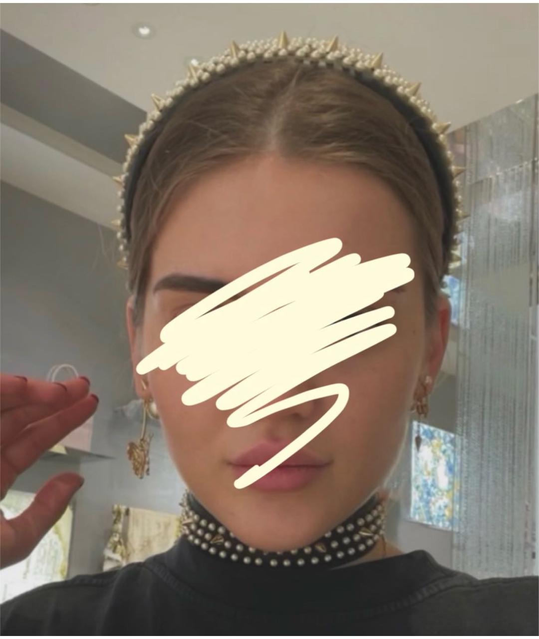 CHRISTIAN DIOR Черный ободок, фото 6