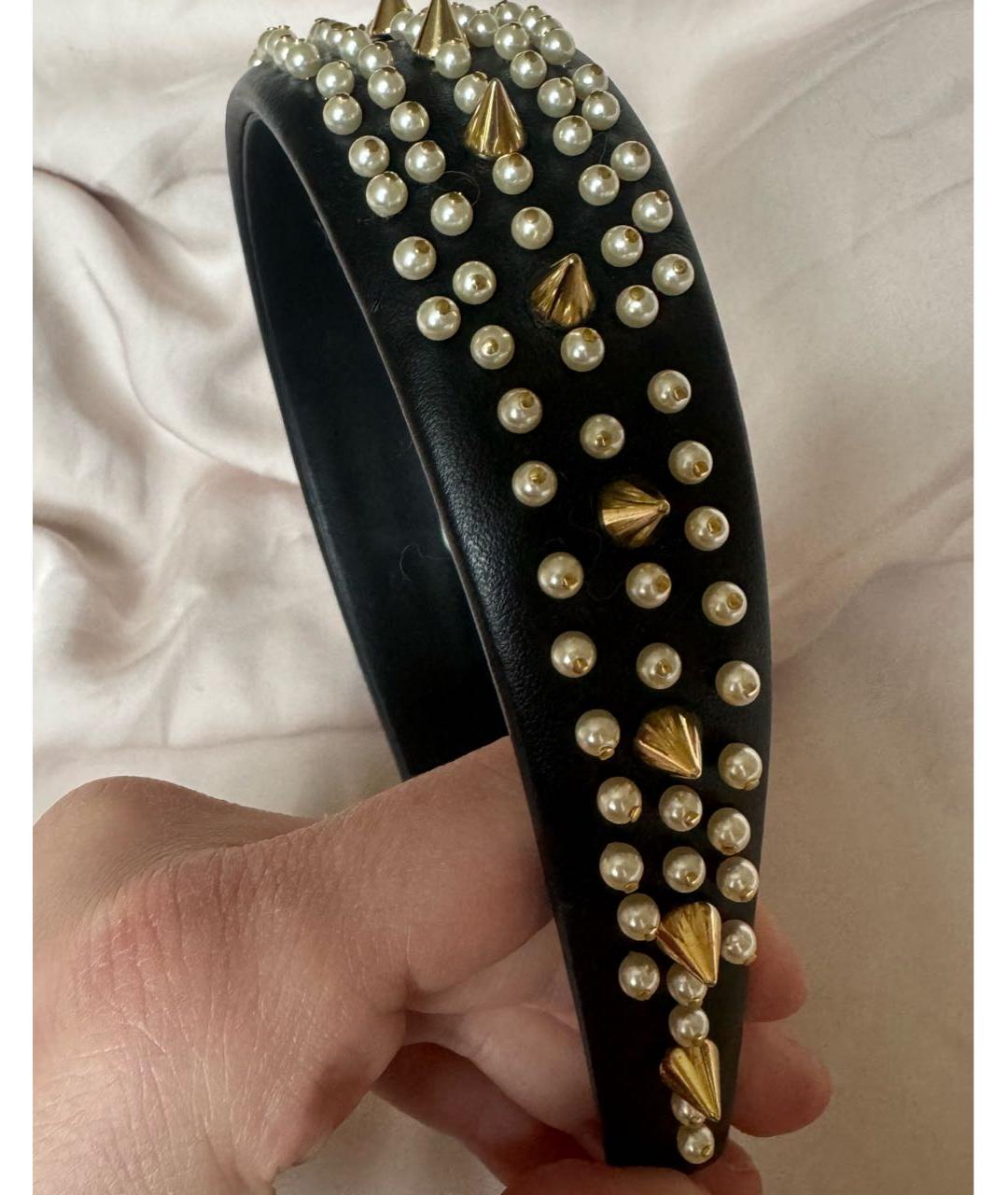 CHRISTIAN DIOR Черный ободок, фото 3