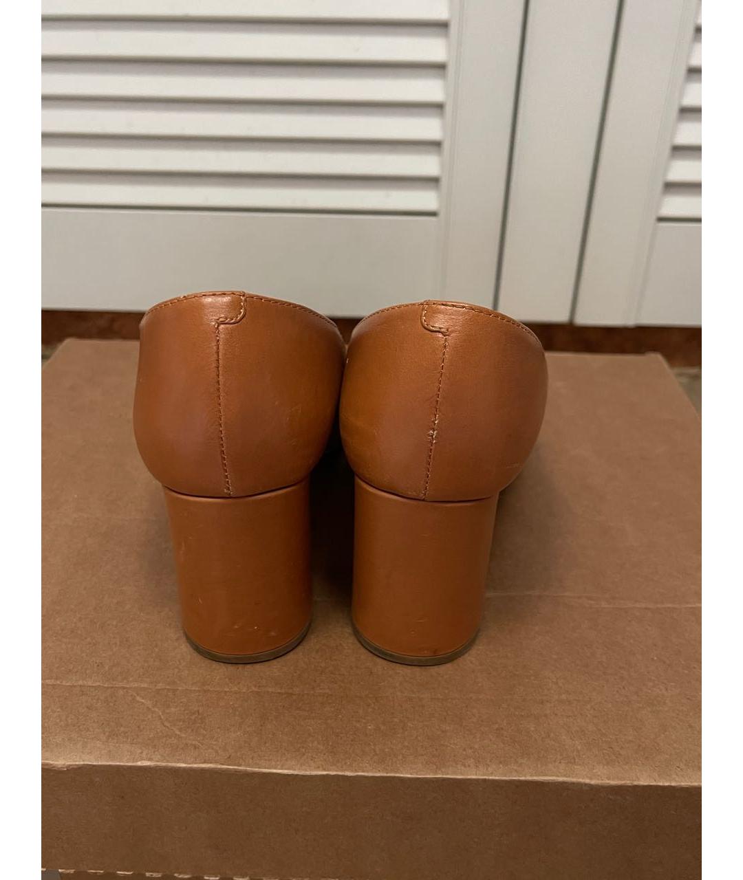 TOD'S Коричневые кожаные туфли, фото 4