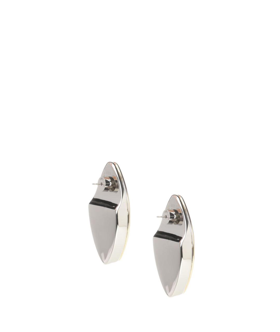 JACQUEMUS Золотые металлические серьги, фото 2