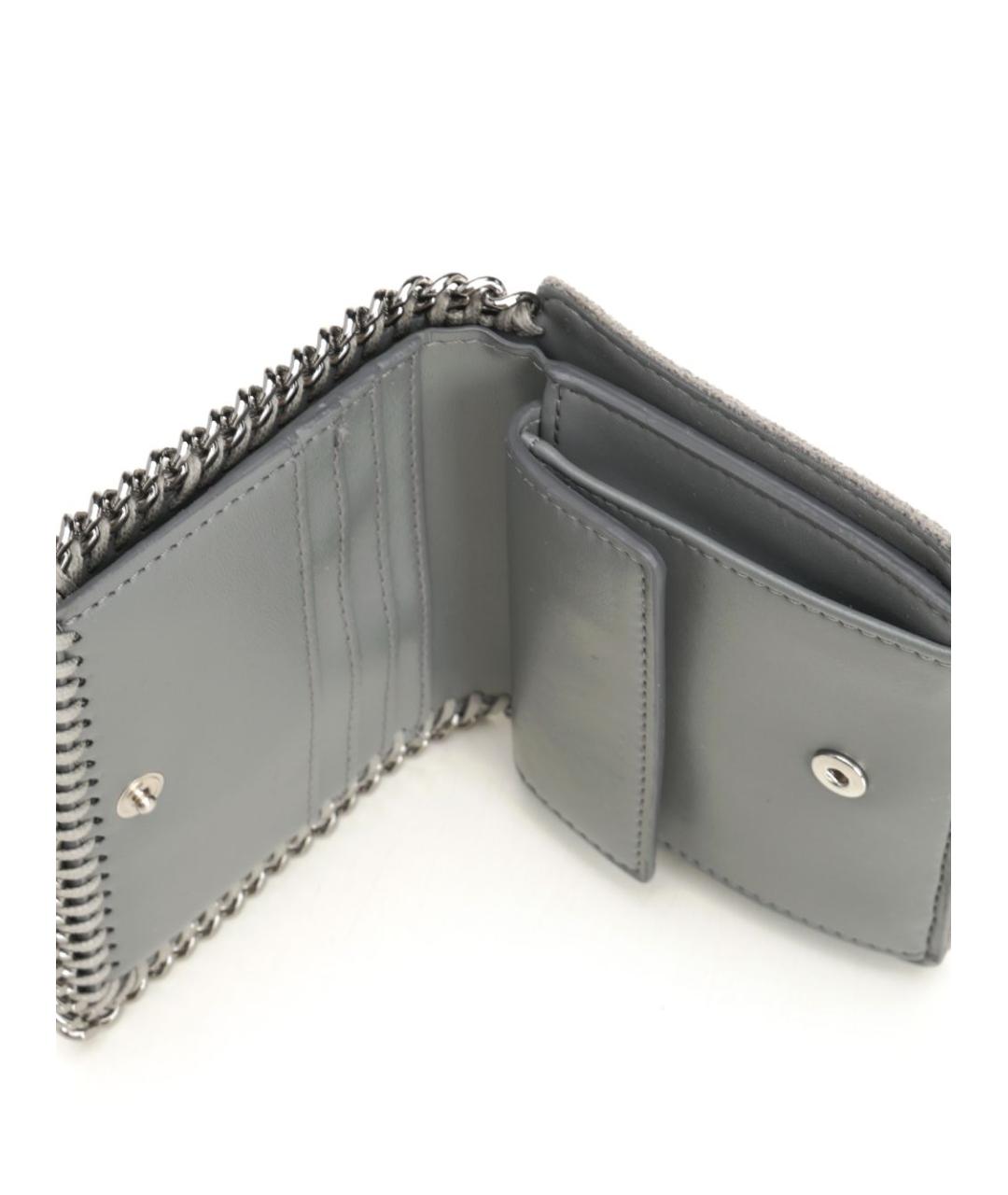 STELLA MCCARTNEY Серый кошелек из искусственной кожи, фото 4