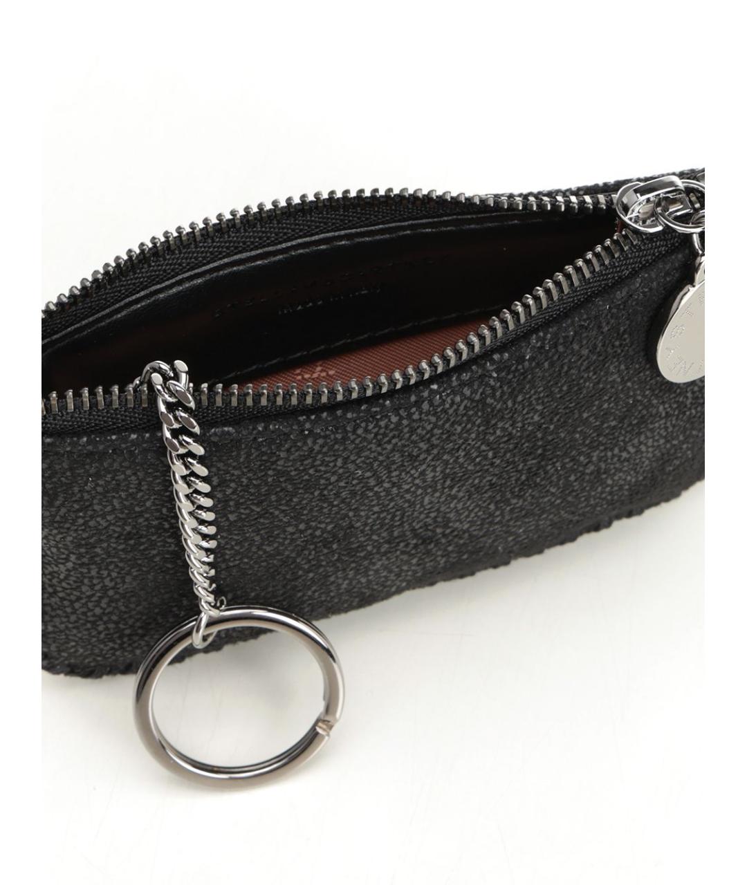 STELLA MCCARTNEY Черный кардхолдер из искусственной кожи, фото 4