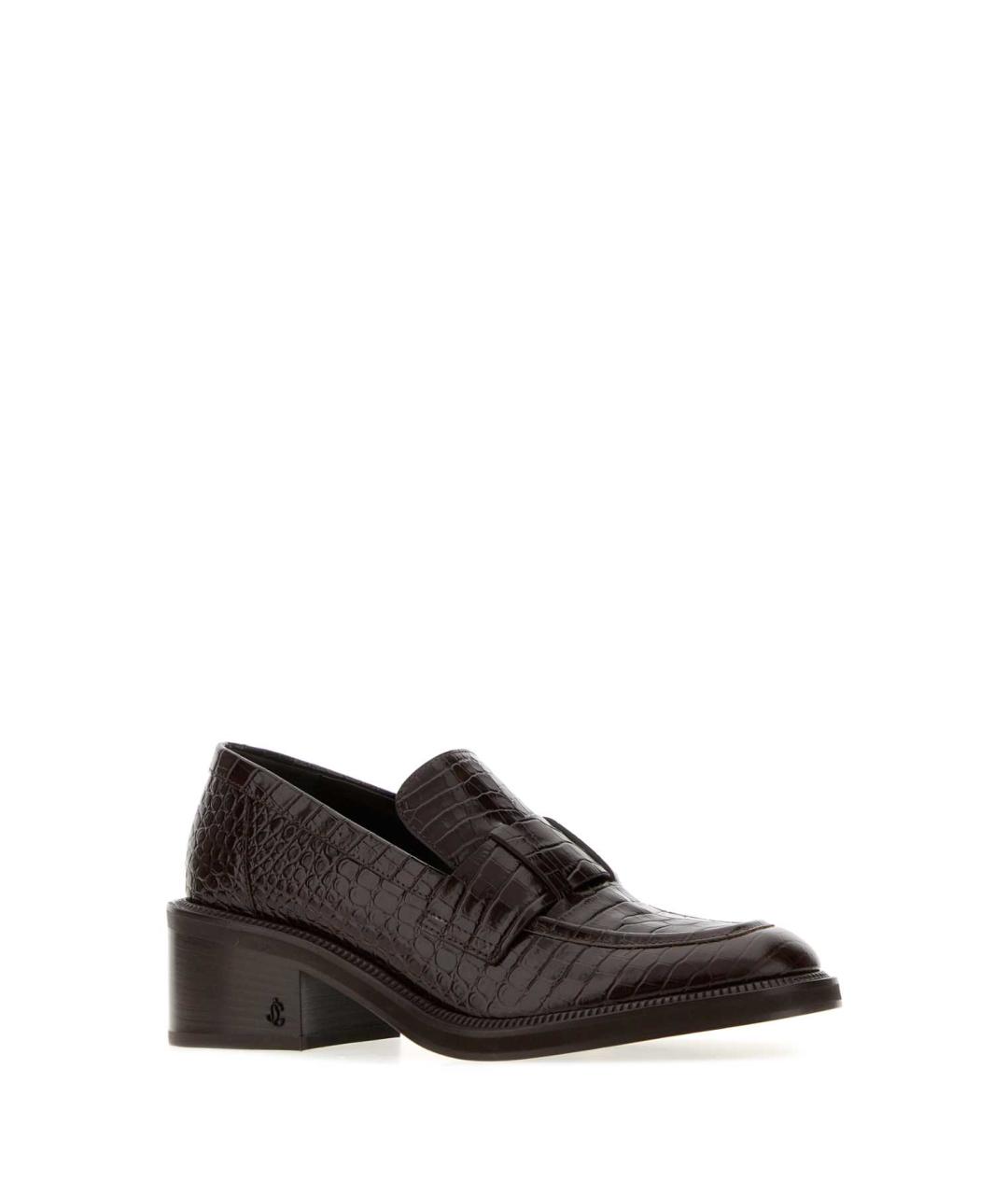 JIMMY CHOO Коричневые кожаные туфли, фото 2
