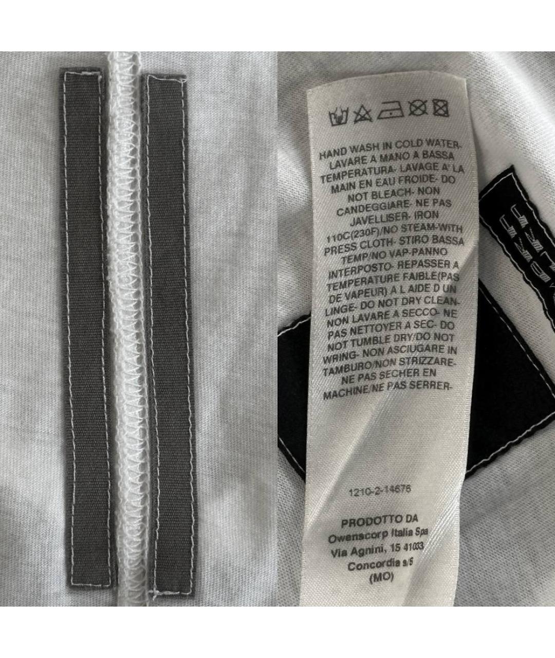 RICK OWENS Белая хлопковая майка, фото 5