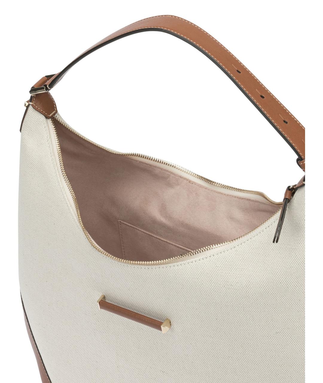 JIMMY CHOO Бежевая кожаная сумка с короткими ручками, фото 5