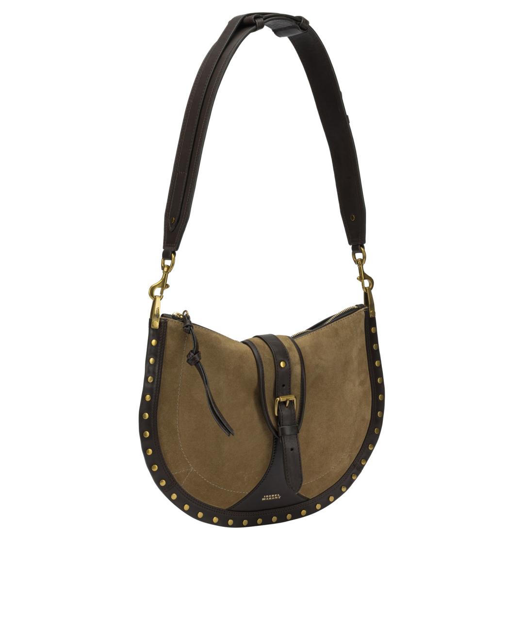 ISABEL MARANT Коричневая замшевая сумка через плечо, фото 2