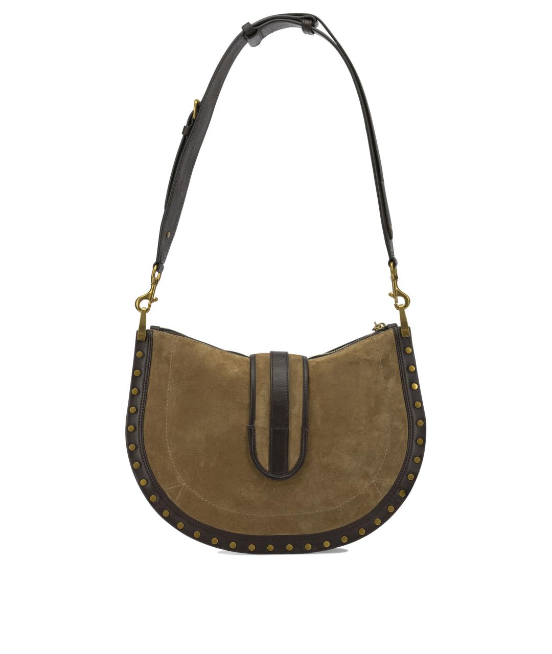 ISABEL MARANT Коричневая замшевая сумка через плечо, фото 3