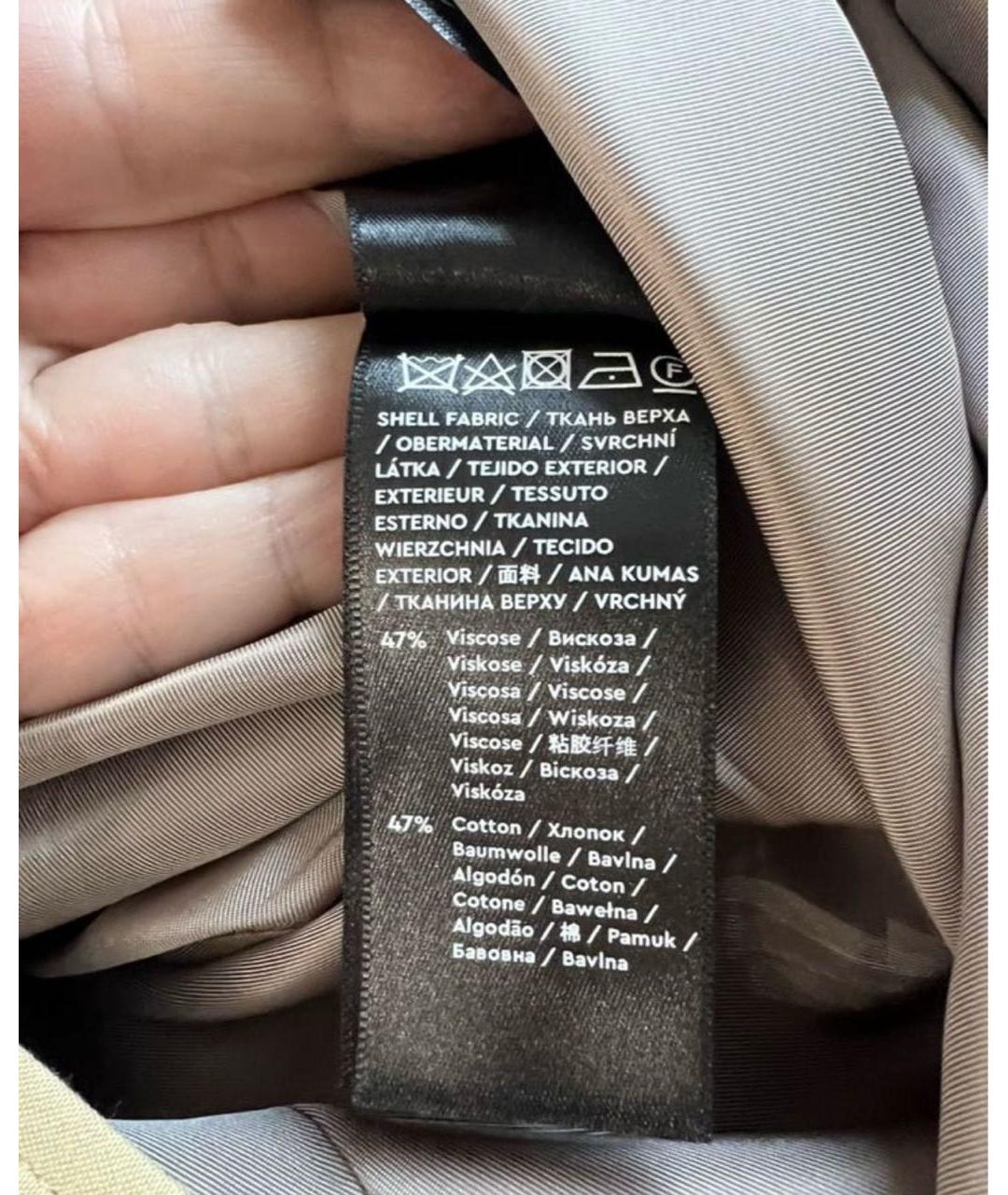 12 STOREEZ Бежевый тренч/плащ, фото 7