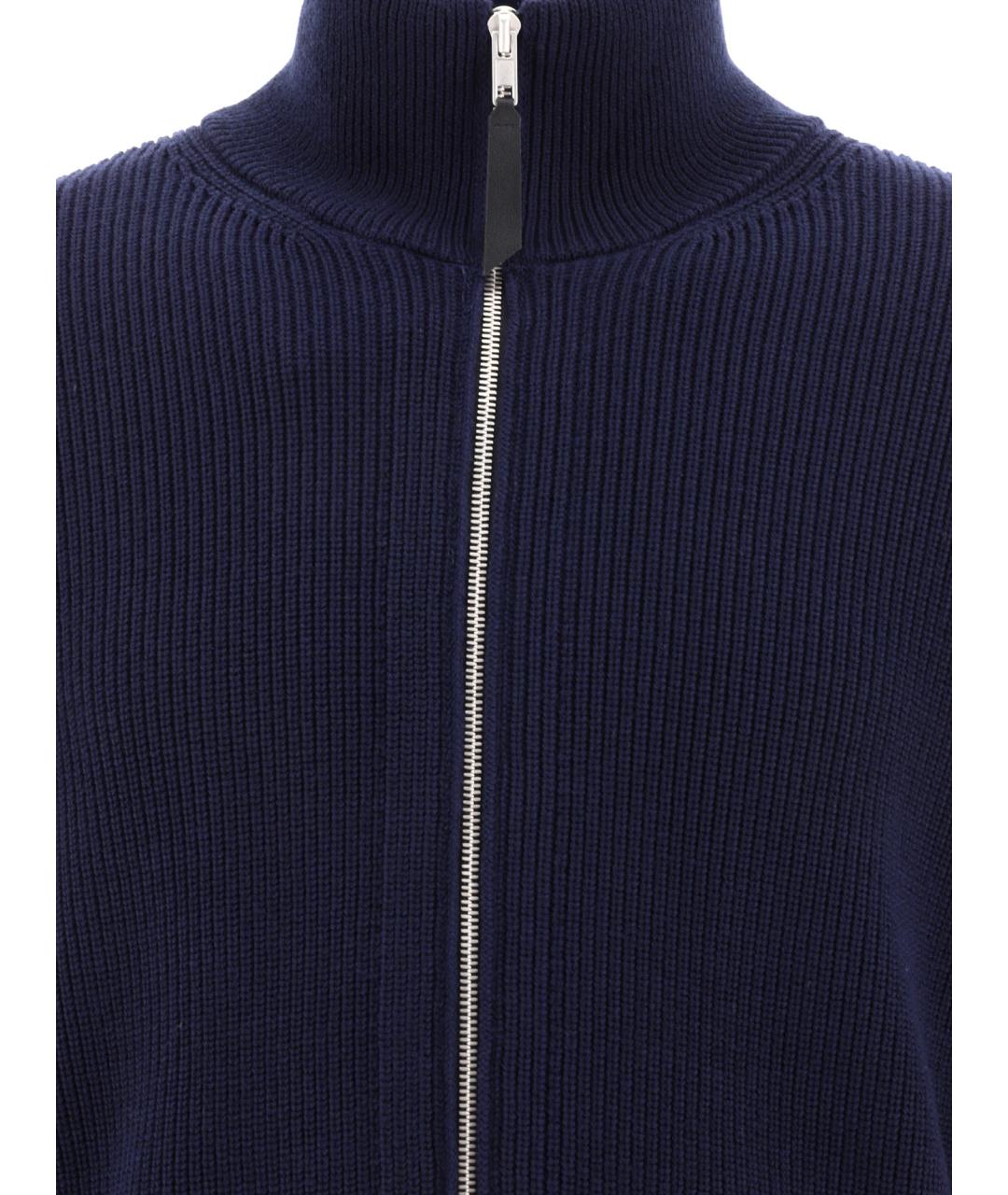 MAISON MARGIELA Синий хлопковый джемпер / свитер, фото 3