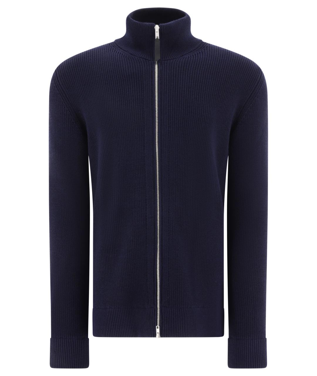 MAISON MARGIELA Синий хлопковый джемпер / свитер, фото 1