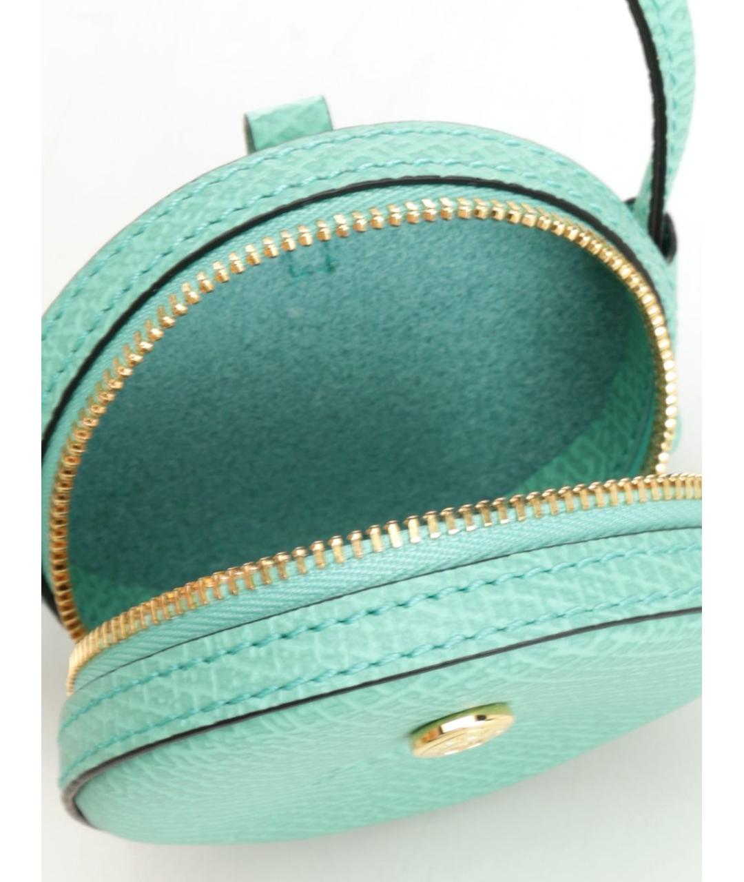 LONGCHAMP Зеленая кожаная сумка через плечо, фото 4