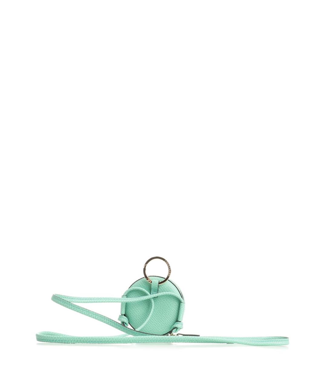 LONGCHAMP Зеленая кожаная сумка через плечо, фото 3