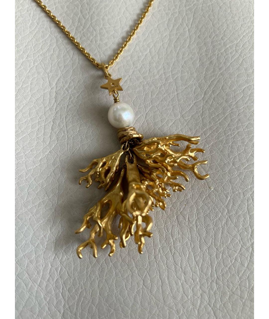 CHRISTIAN DIOR Золотое колье, фото 2