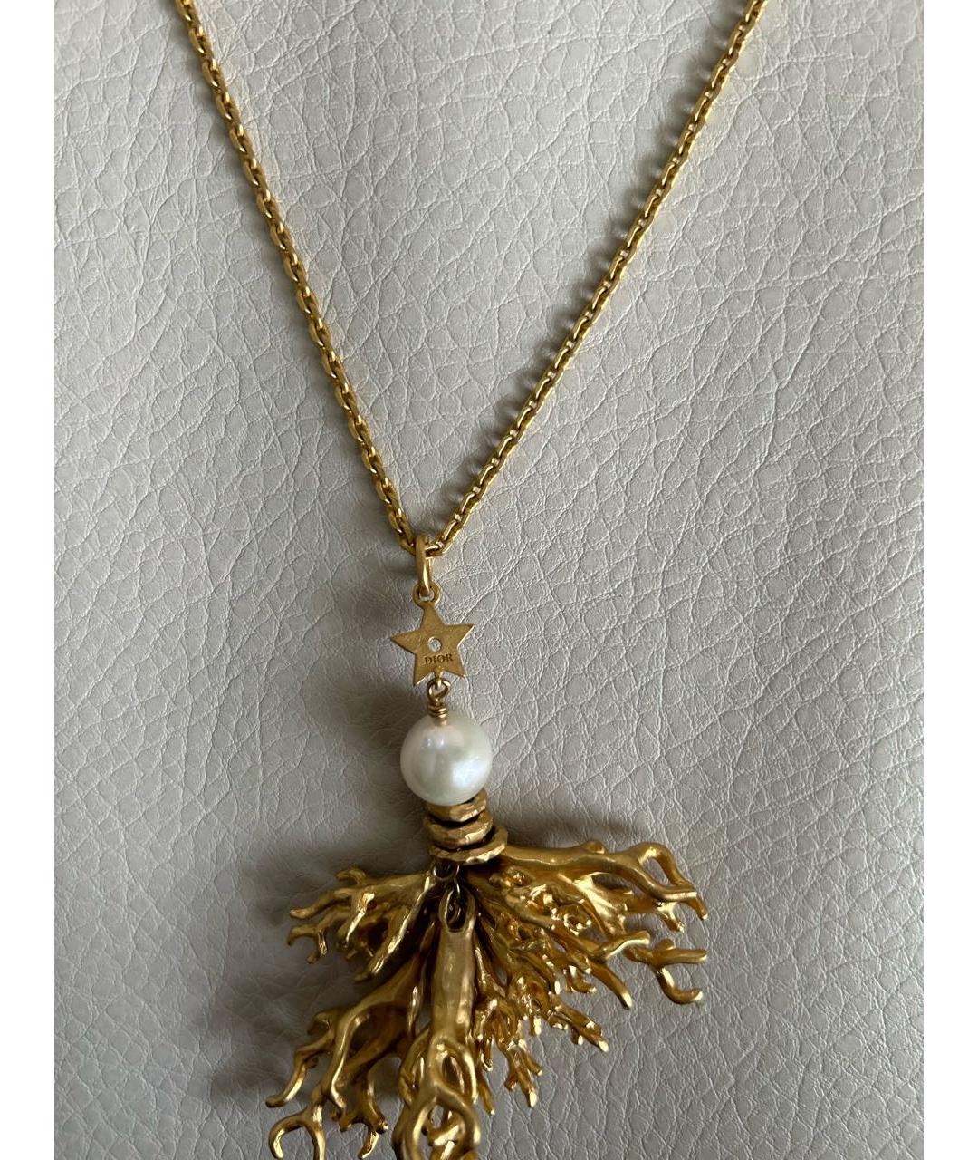 CHRISTIAN DIOR Золотое колье, фото 4