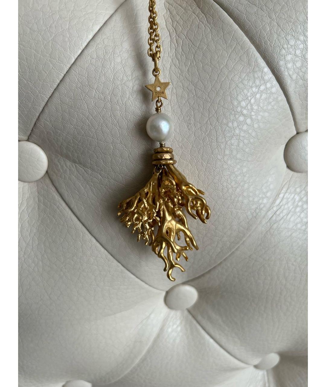 CHRISTIAN DIOR Золотое колье, фото 7