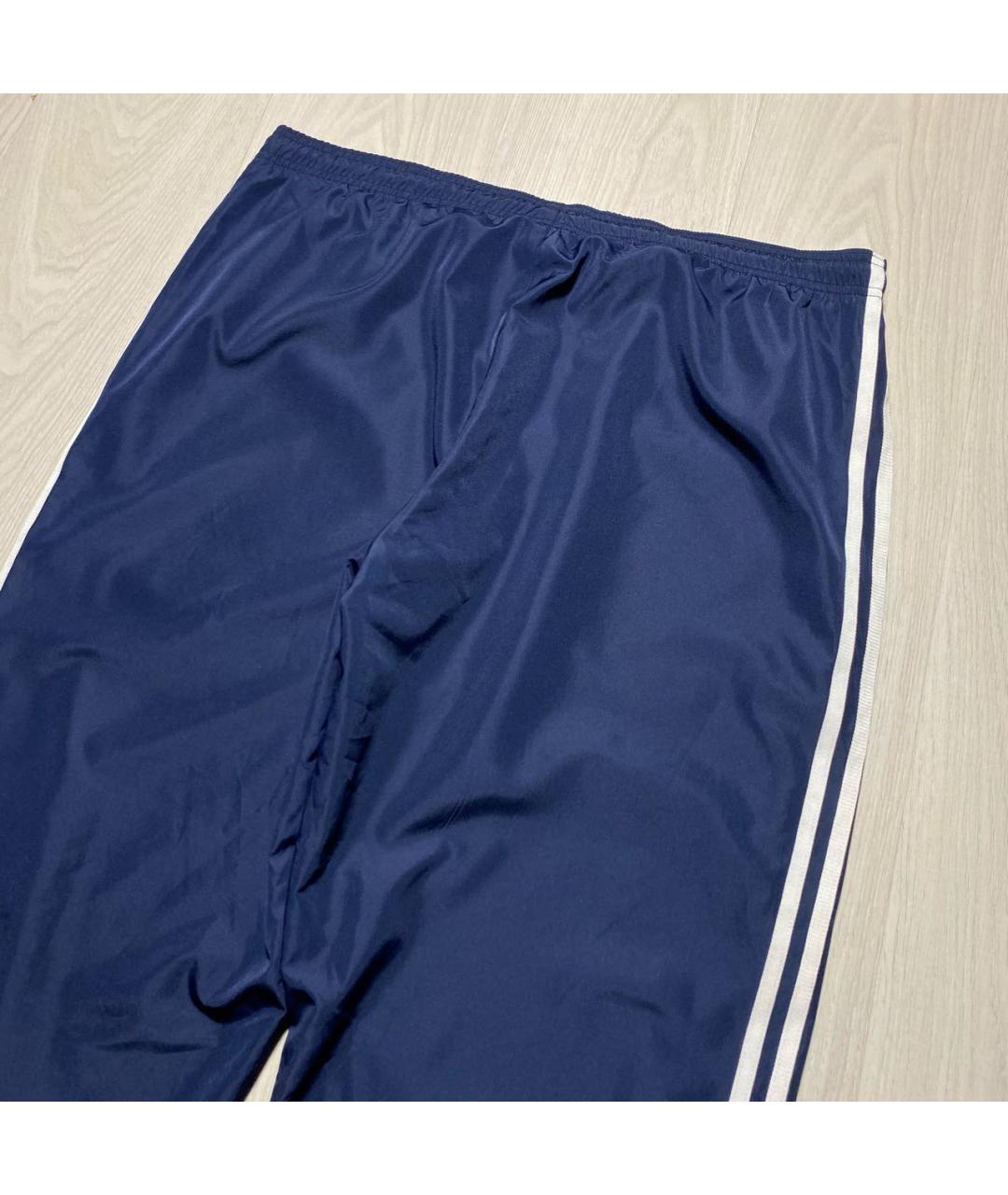 ADIDAS Темно-синие полиэстеровые повседневные брюки, фото 5