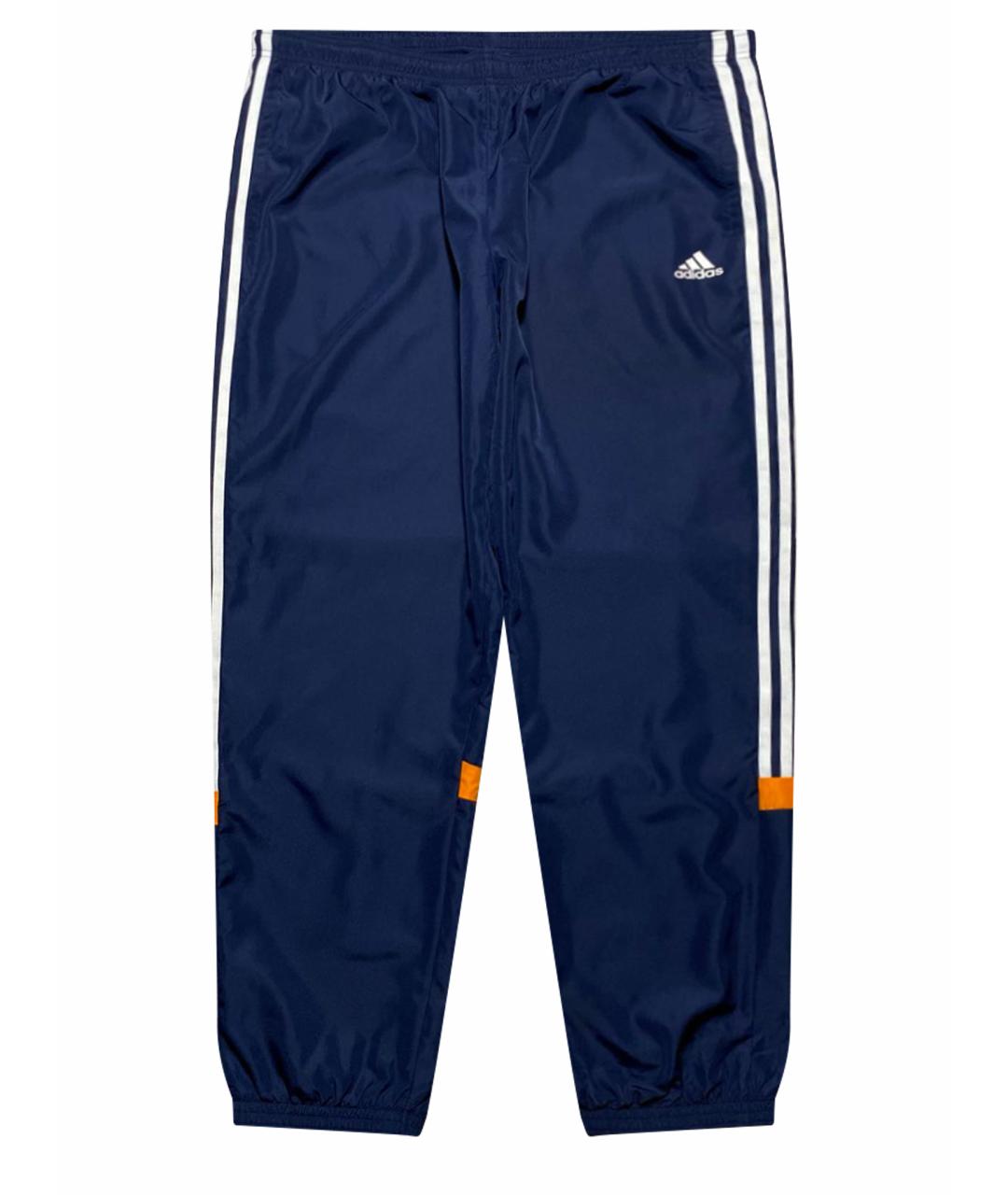 ADIDAS Темно-синие полиэстеровые повседневные брюки, фото 1