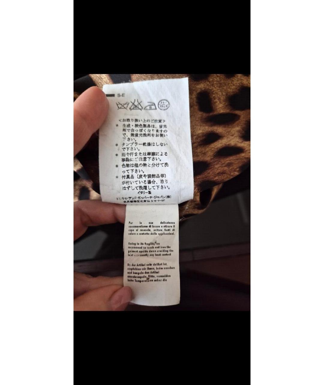 DOLCE&GABBANA Черное шерстяное пальто, фото 8