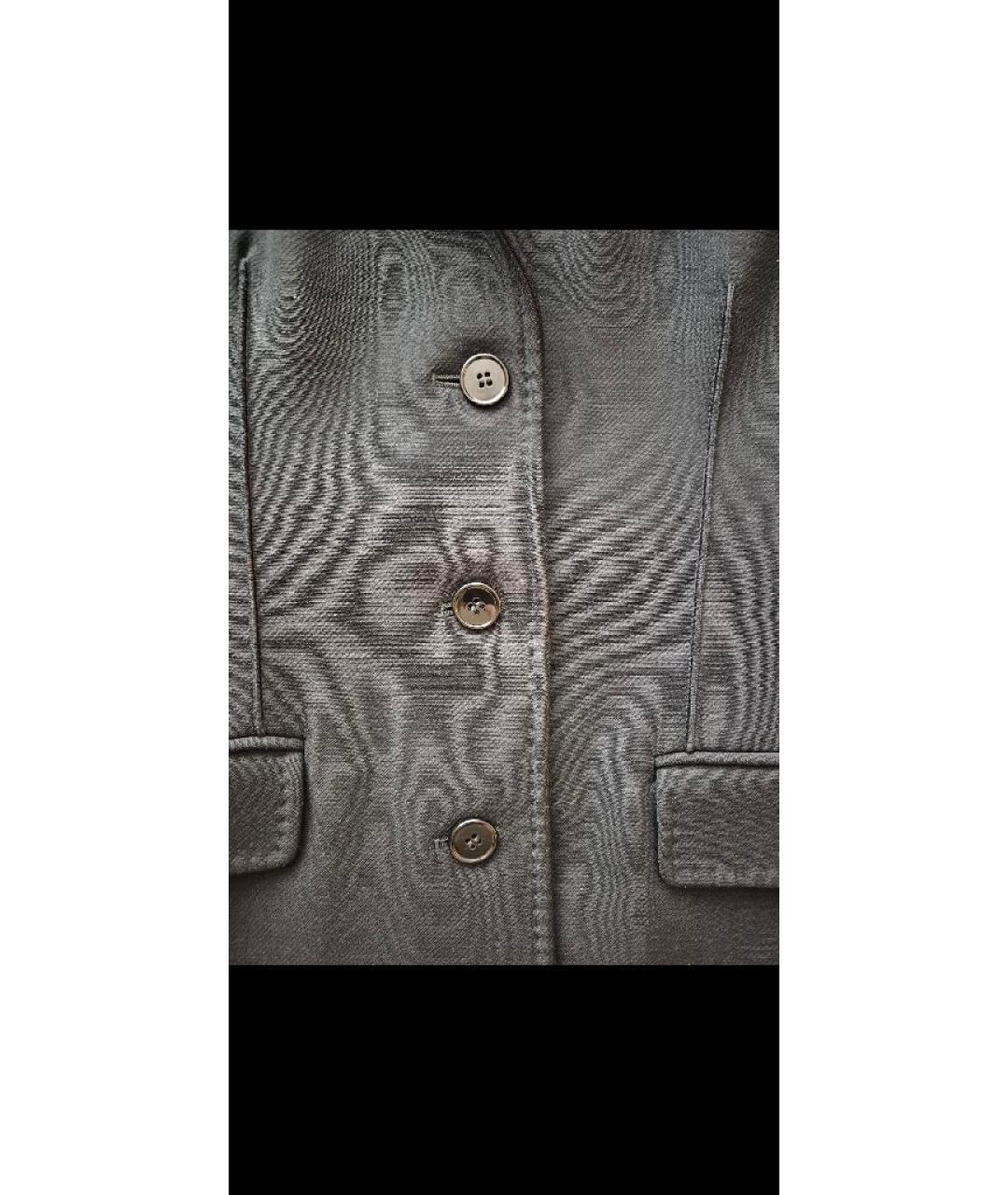 DOLCE&GABBANA Черное шерстяное пальто, фото 5