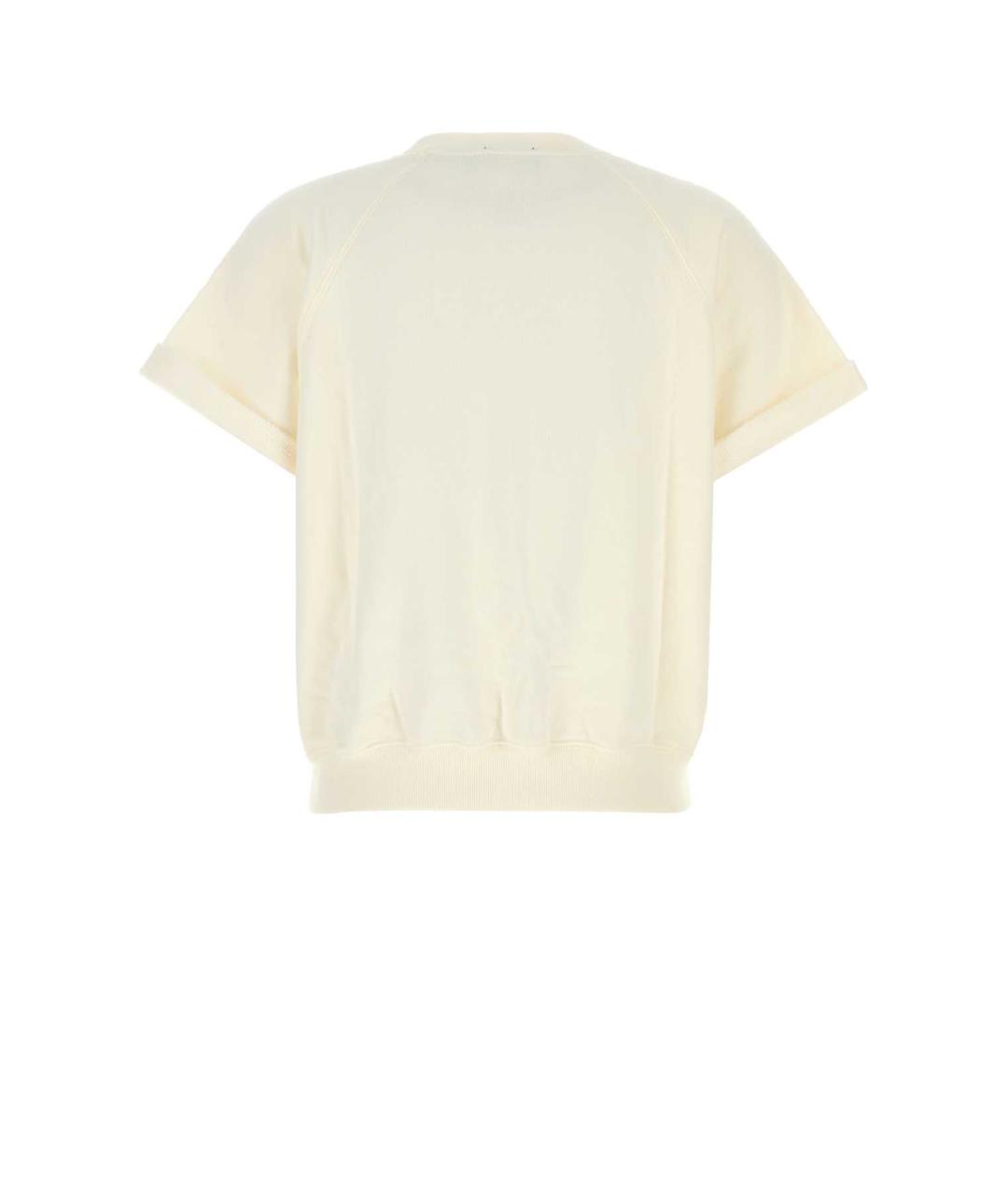 POLO RALPH LAUREN Белый хлопковый джемпер / свитер, фото 2