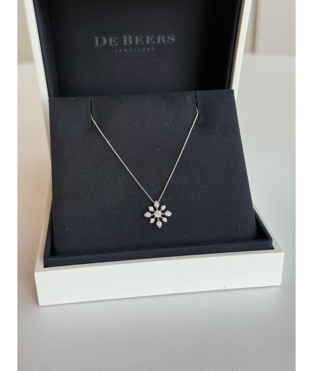 DE BEERS Серебряная подвеска из белого золота, фото 2