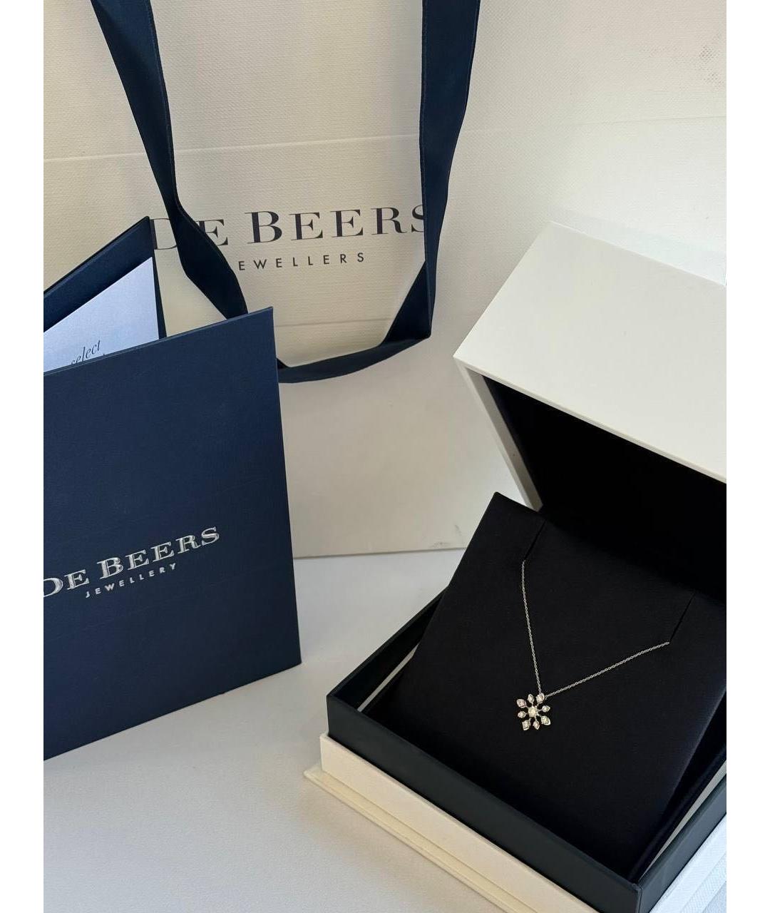 DE BEERS Серебряная подвеска из белого золота, фото 3