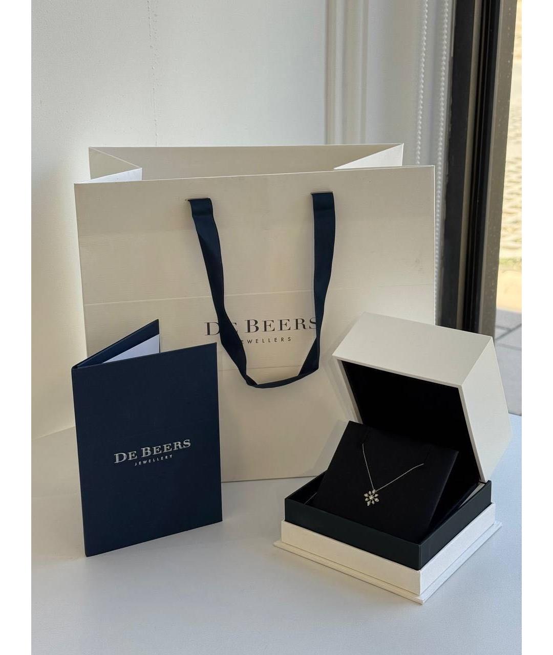 DE BEERS Серебряная подвеска из белого золота, фото 6