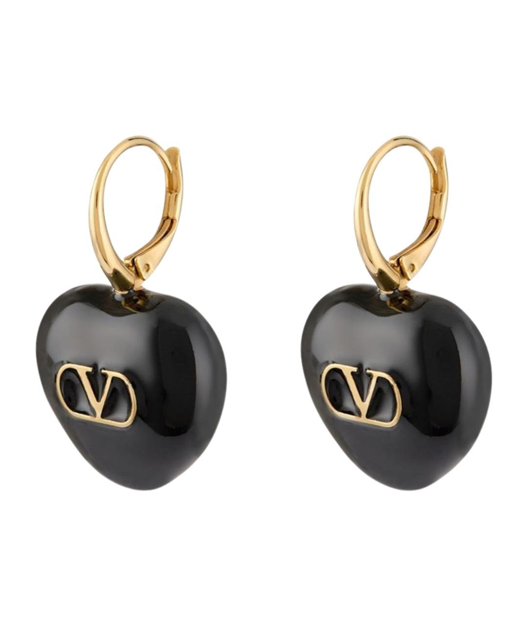VALENTINO Черные серьги, фото 1