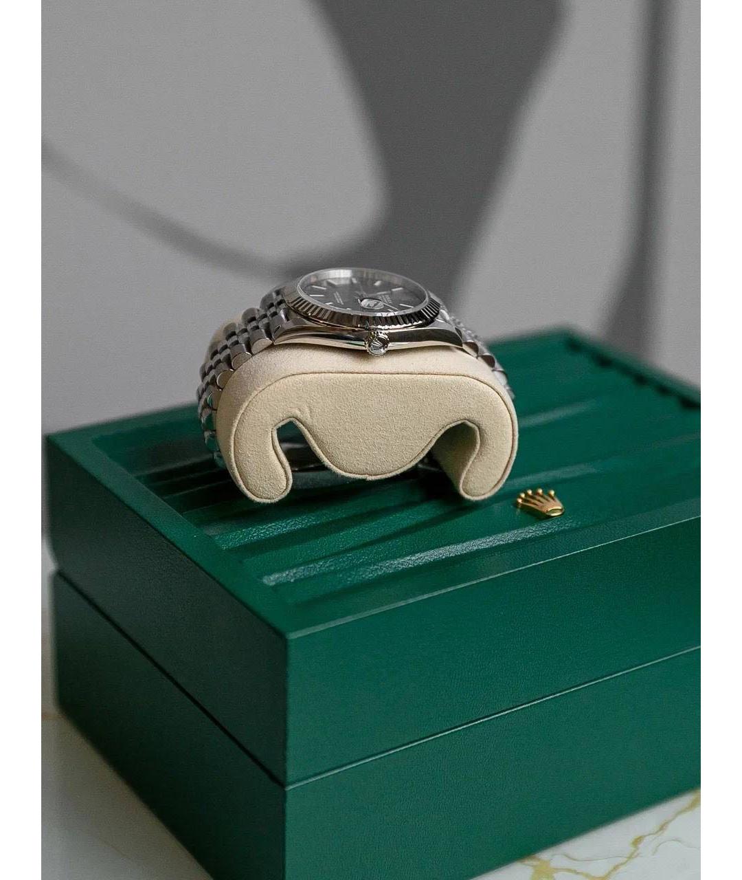 ROLEX Серебряные часы из белого золота, фото 5