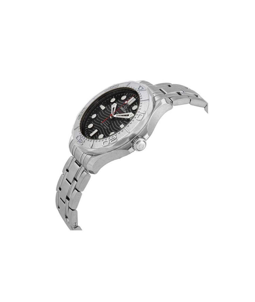 OMEGA Серебряные металлические часы, фото 4