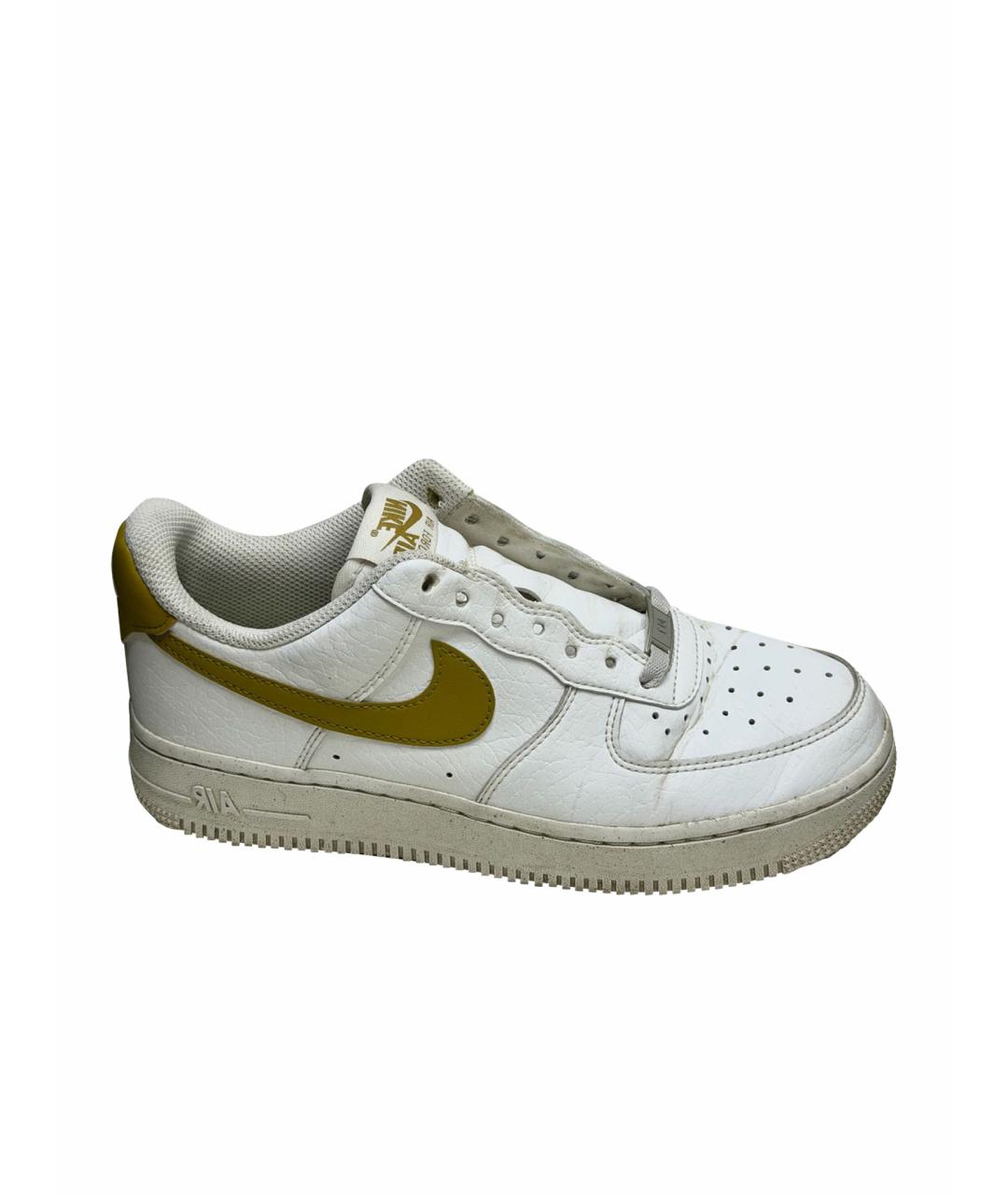 NIKE Белые кожаные кроссовки, фото 1