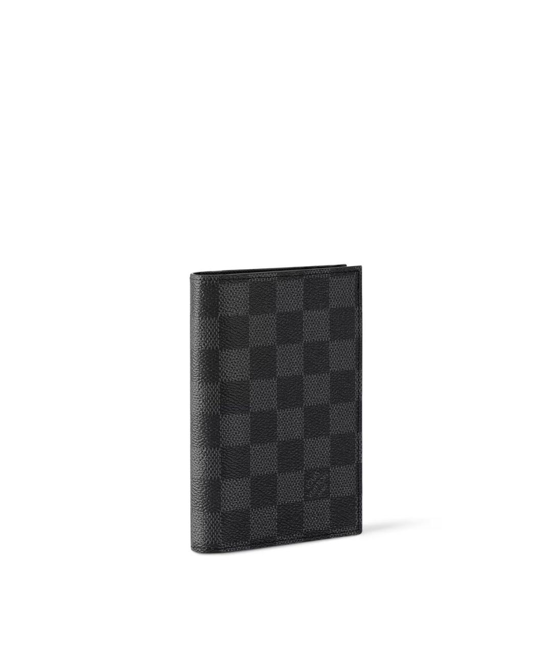 LOUIS VUITTON Антрацитовый кардхолдер, фото 2