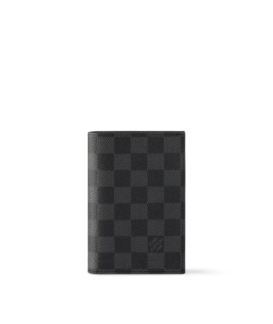 LOUIS VUITTON Антрацитовый кардхолдер, фото 5