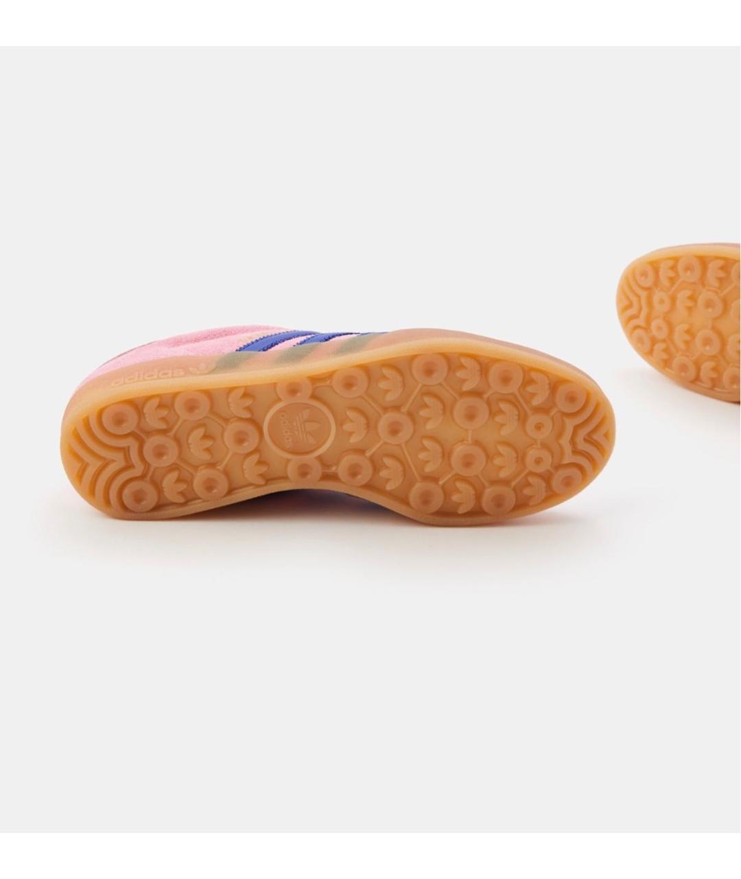 ADIDAS Фуксия замшевые кроссовки, фото 5