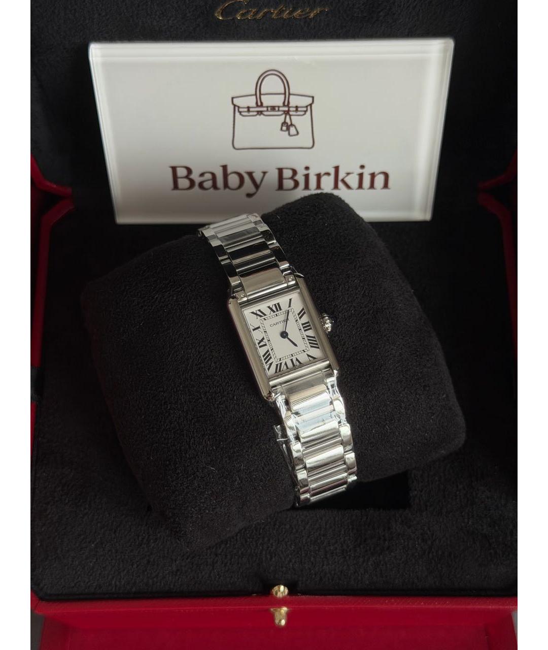 CARTIER Серебряные стальные часы, фото 3