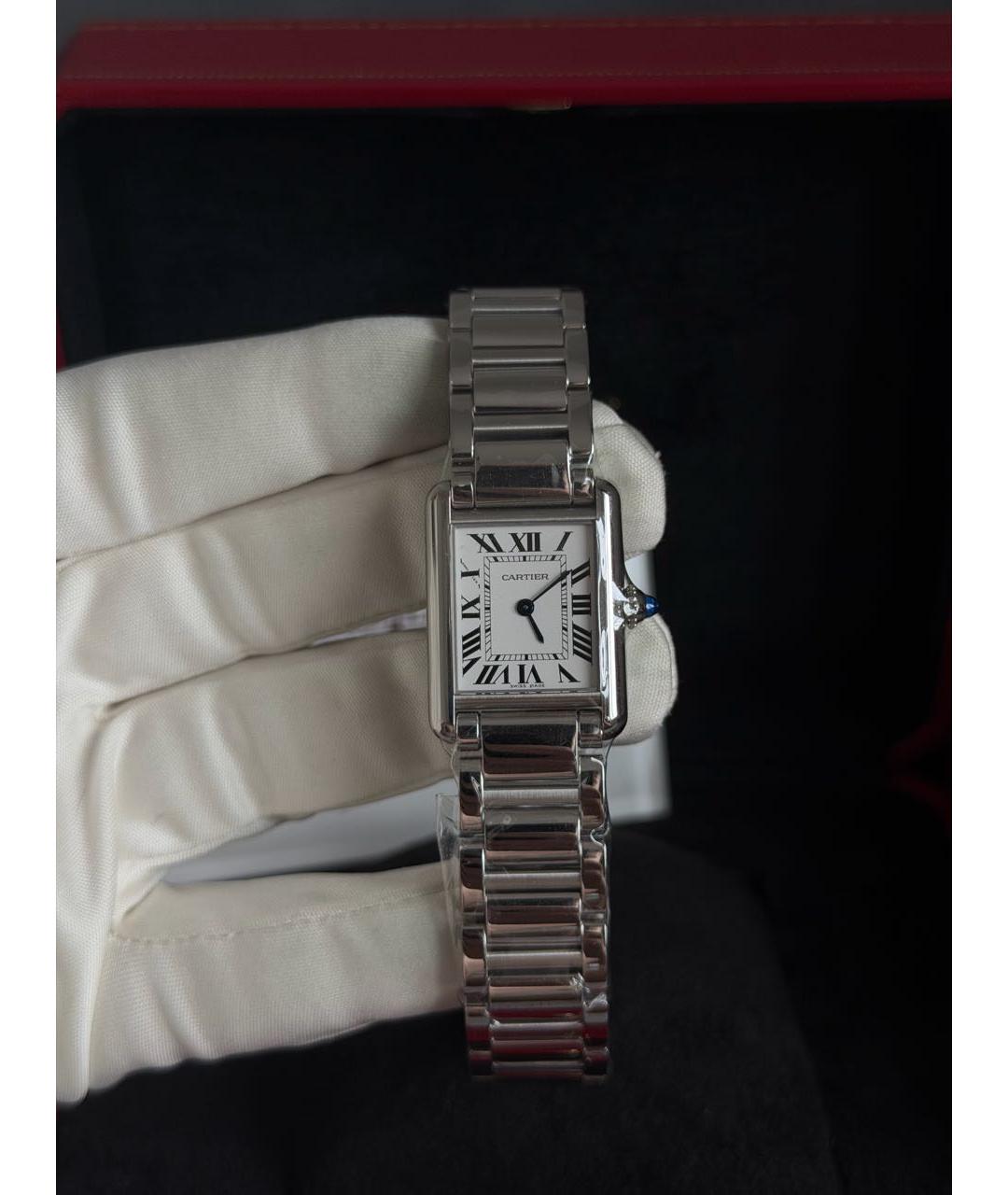 CARTIER Серебряные стальные часы, фото 6