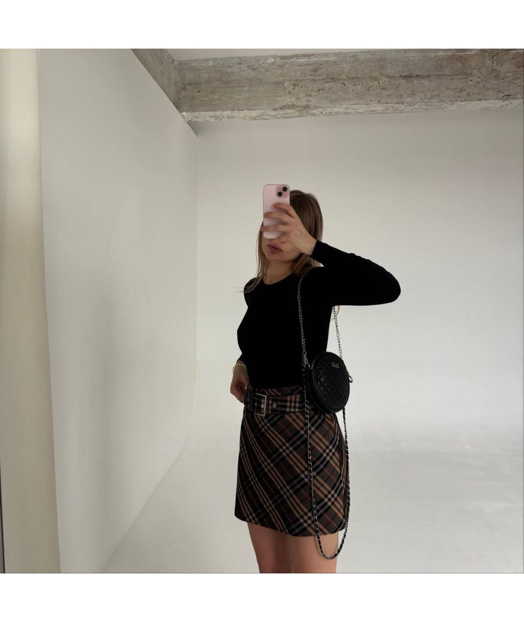 DOLCE&GABBANA Черная кожаная сумка через плечо, фото 3