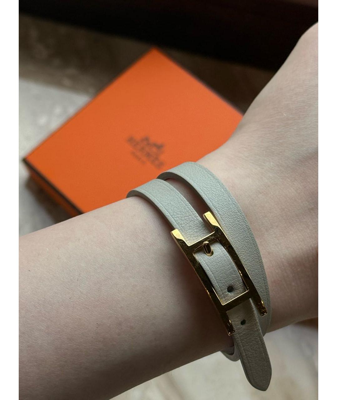 HERMES Кожаный браслет, фото 5