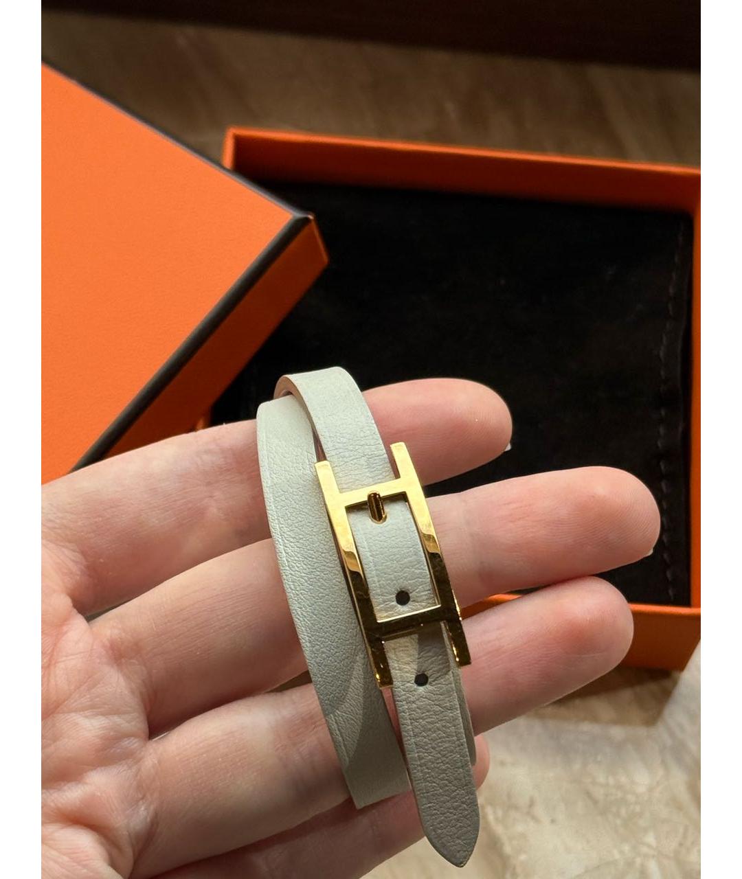 HERMES Кожаный браслет, фото 3