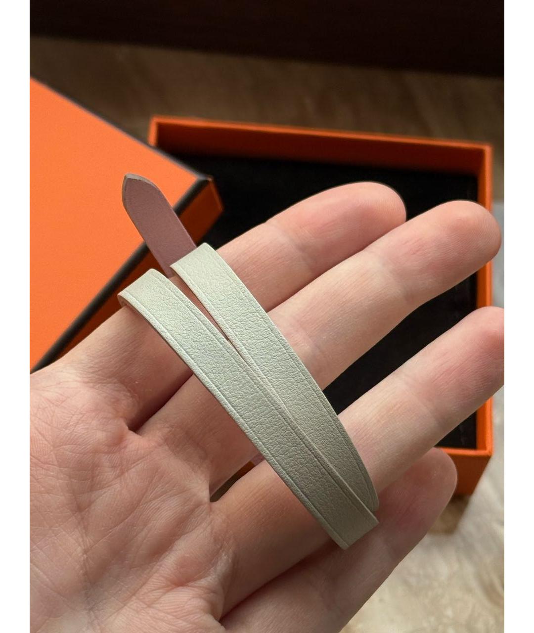 HERMES Кожаный браслет, фото 4