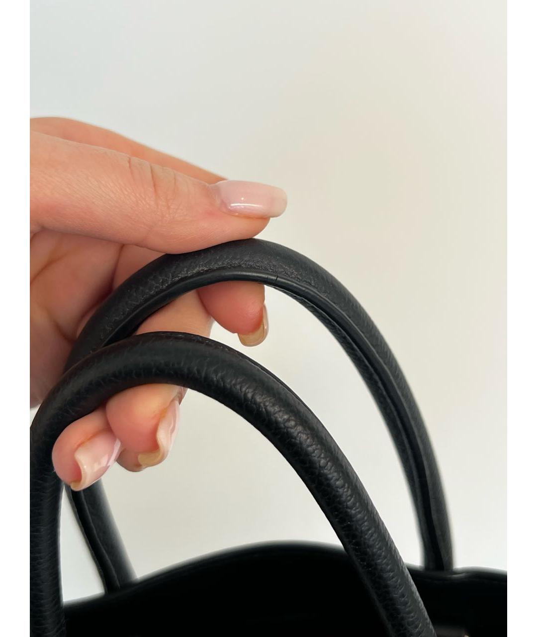 SAINT LAURENT Черная сумка с короткими ручками, фото 8